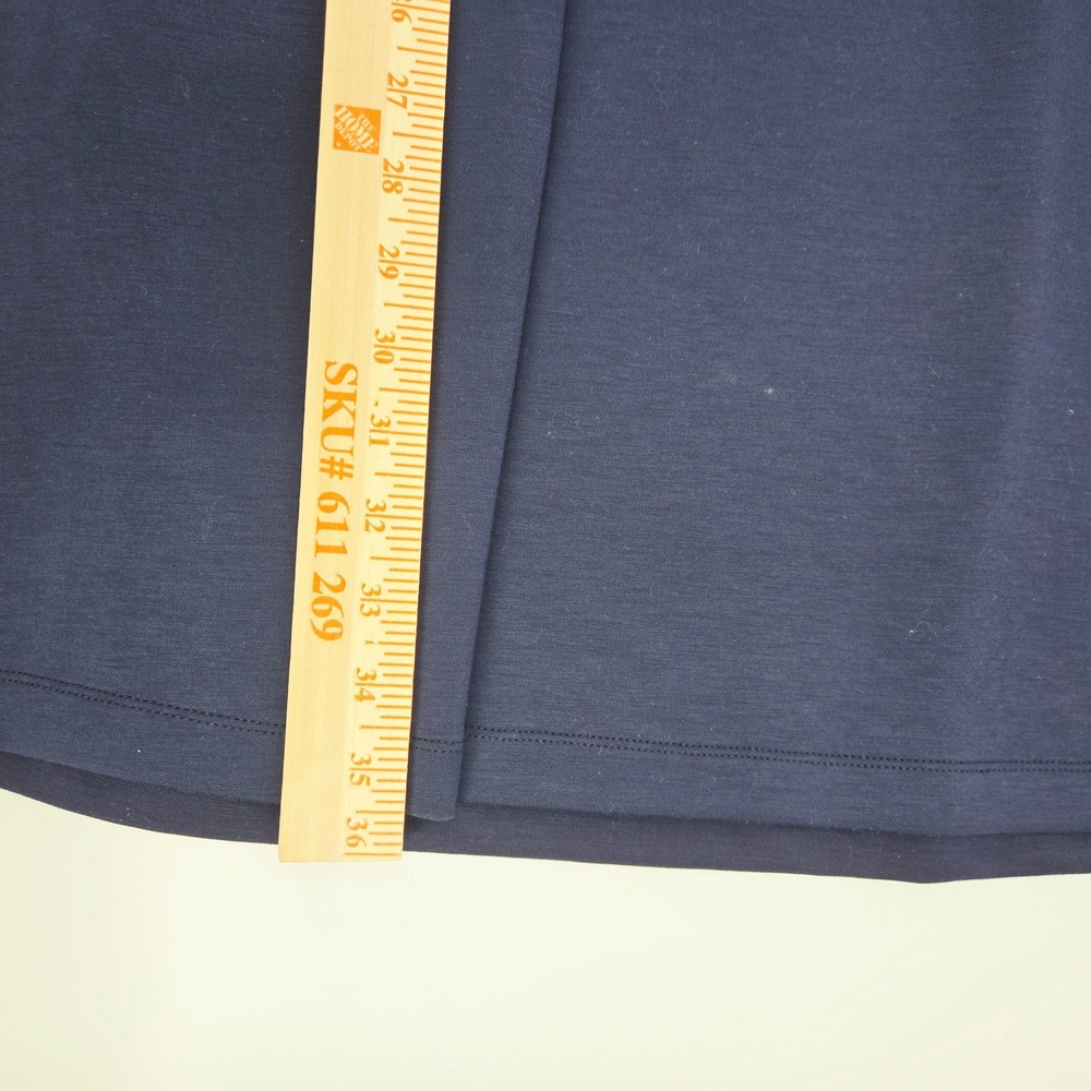 Cable & Gauge NWT Navy Blue T-Shirt Dress‎ Drawstring Waist Plus Size 3X - Picture 9 of 10